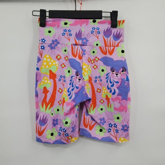 NOOWORKS Bike Short Cry Baby Women Size Small NWT Soft Stretchy High Waisted - Picture 3 of 11